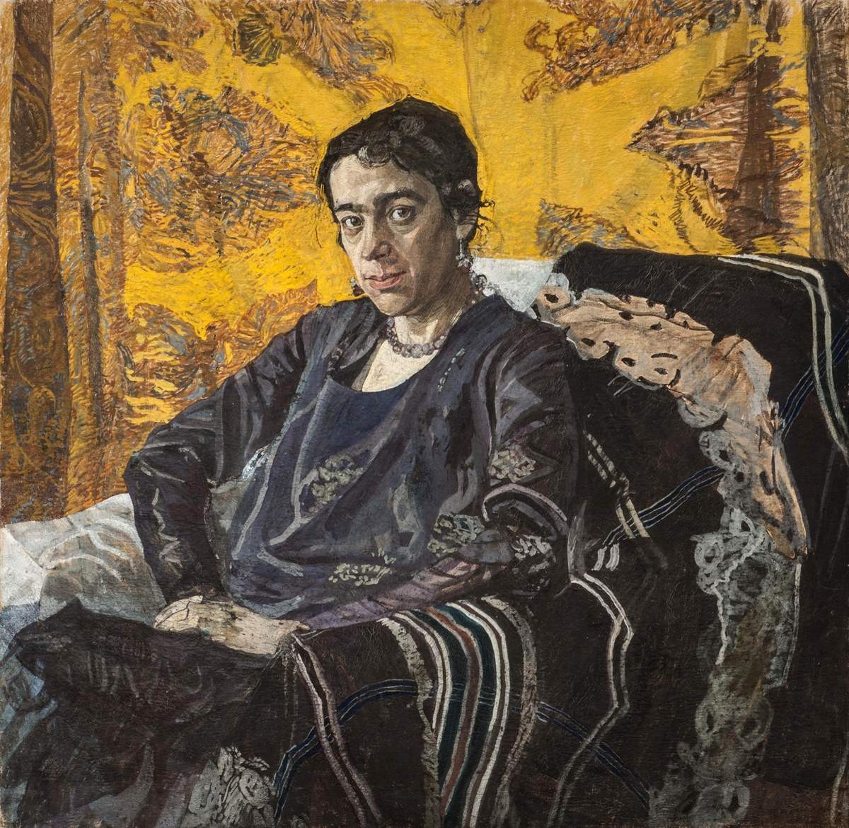 Портрет Н. Е. Добычиной, Aleksandr Golovin, 1920