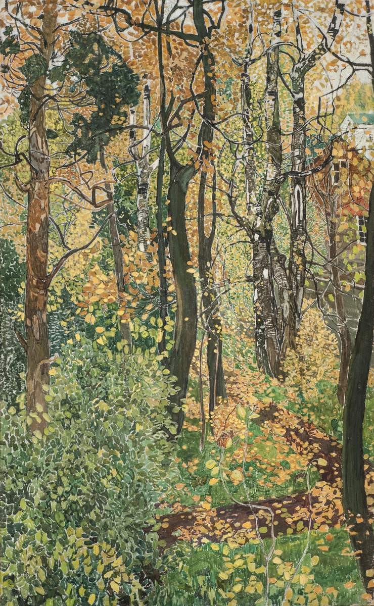 Детскосельский пейзаж, Aleksandr Golovin, 1920s