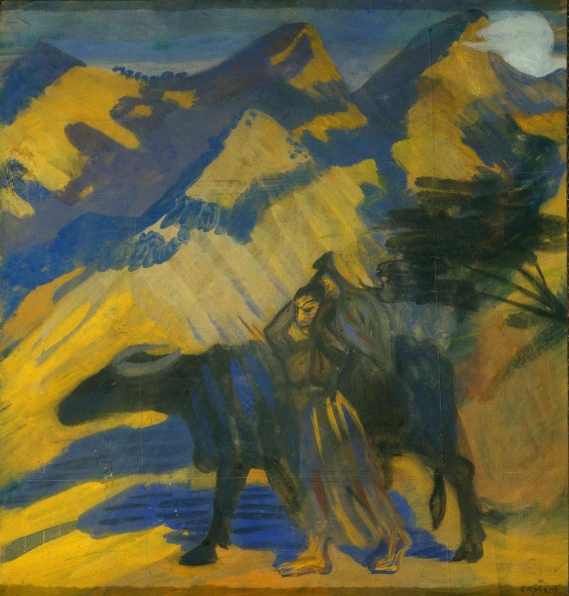К источнику, Martiros Saryan, 1909