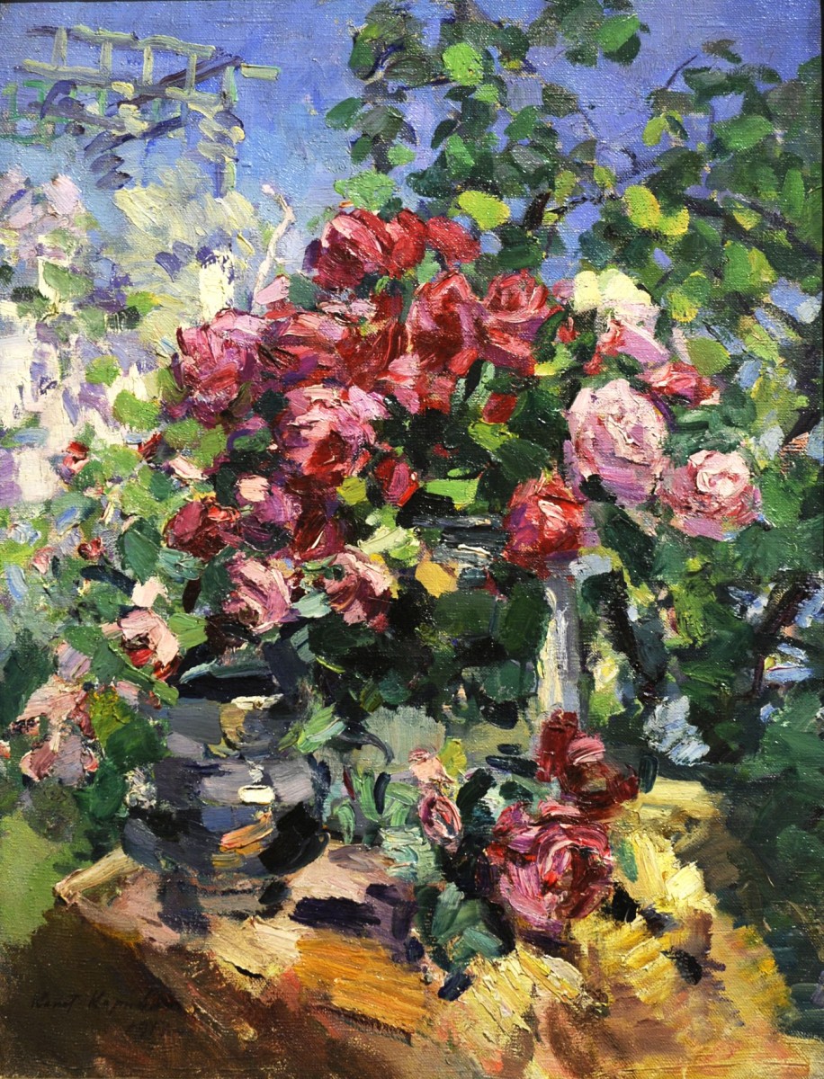 Розы, Konstantin Korovin, 1917