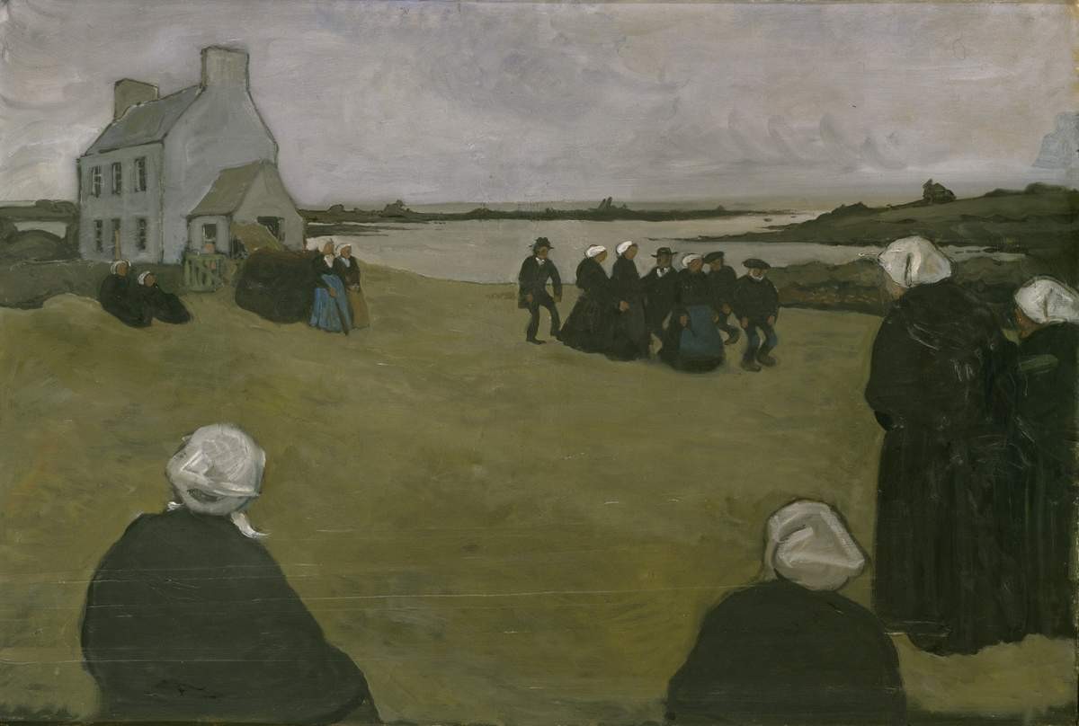 Бретонские танцы, Alexandre Benois, 1906