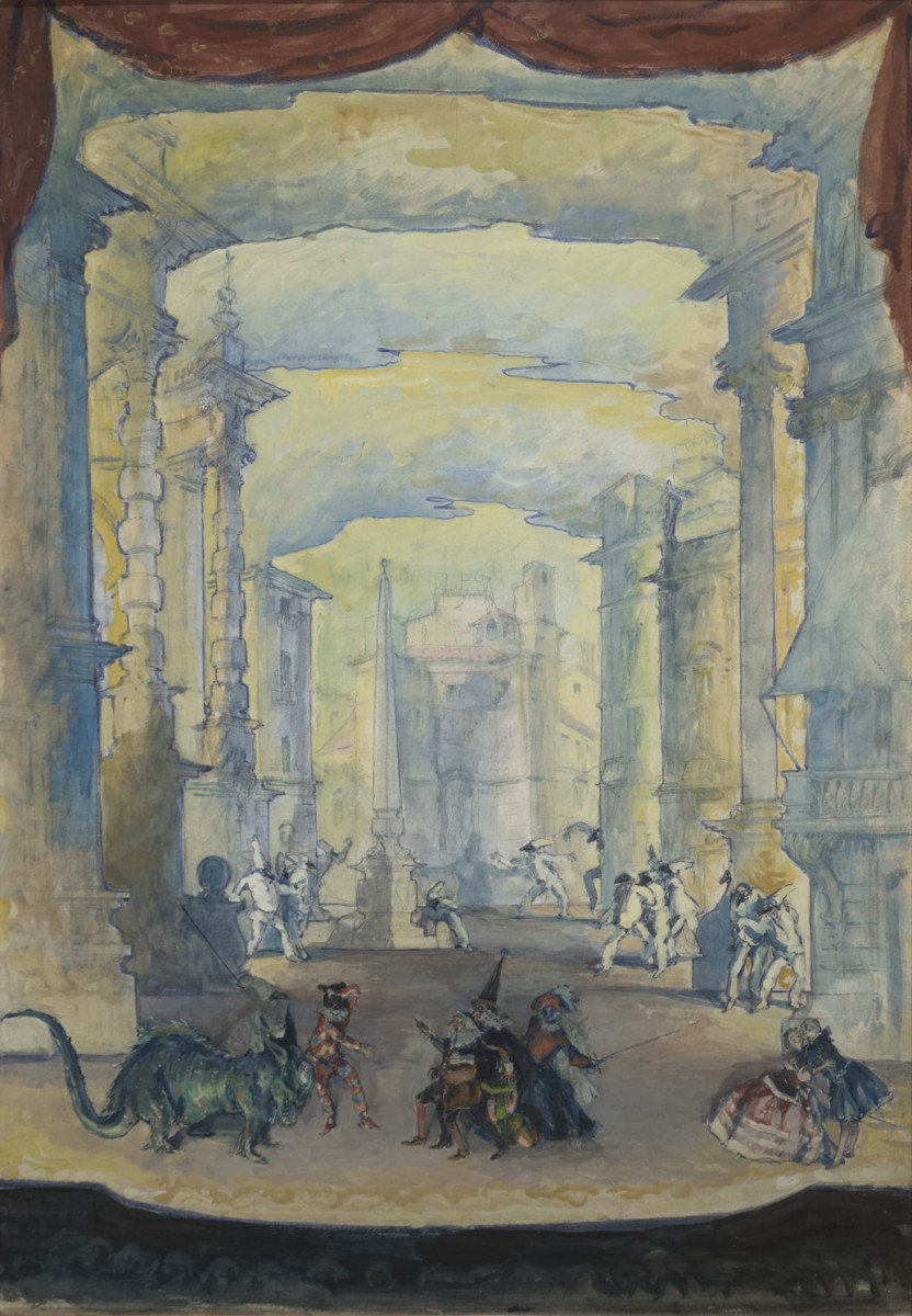 Арлекинада, Alexandre Benois, 1906