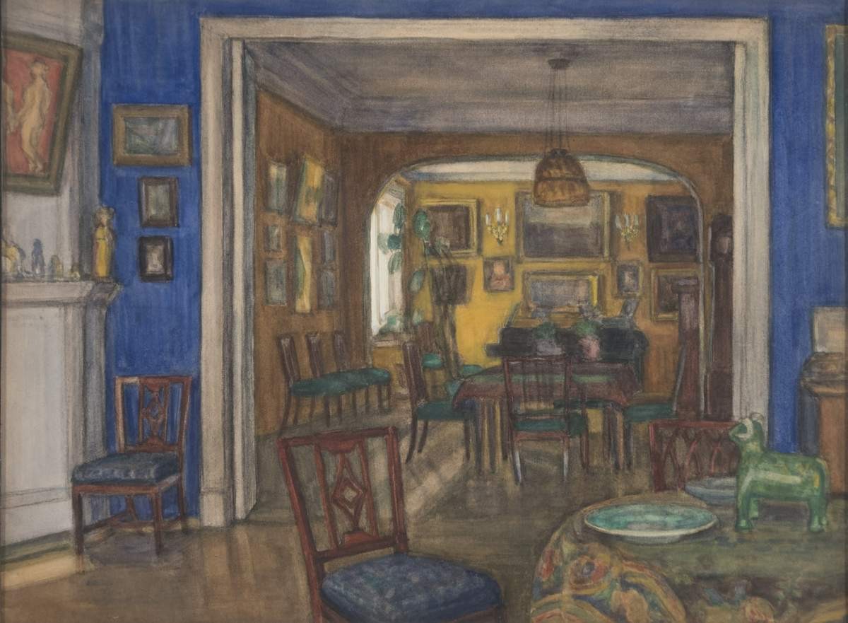 Интерьер, Alexandre Benois, 1900s