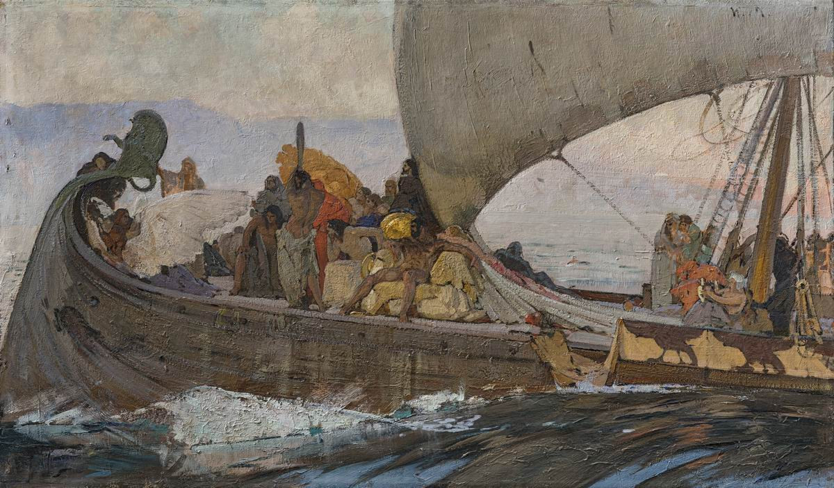 Поход минийцев (Аргонавты), Ivan Grigoryevich Myasoyedov, 1909