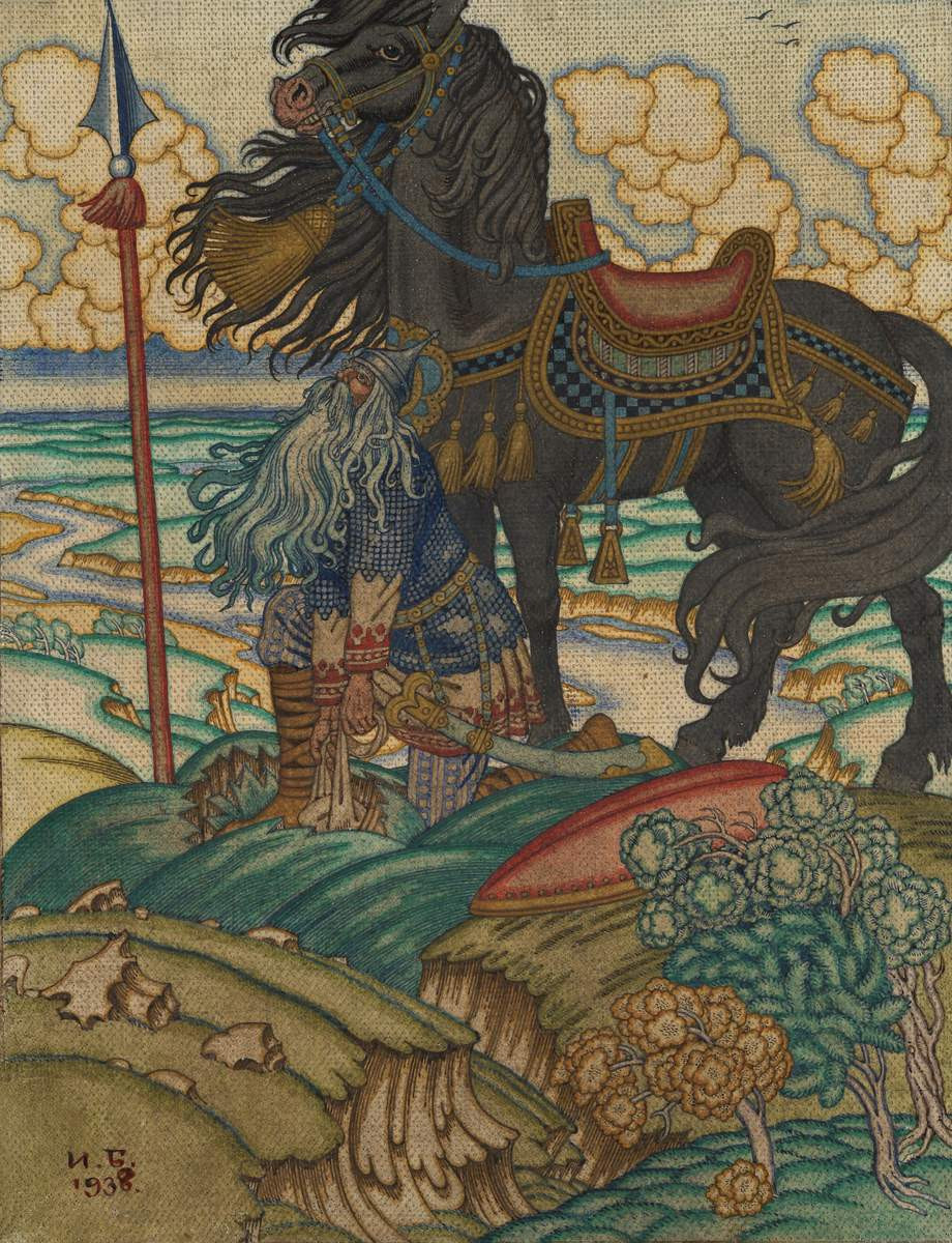 Святогор, Ivan Bilibin, 1938