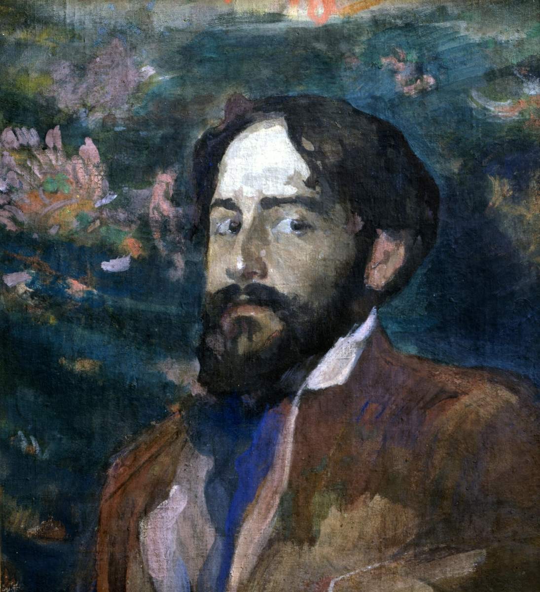 Портрет художника Н. Д. Милиоти, Nikolai Sapunov, 1908