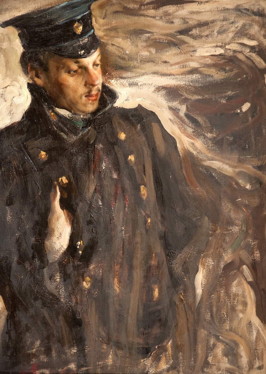 Портрет архитектора Сергея Осиповича Овсянникова, Nikolai Fechin, 1908 (9?)