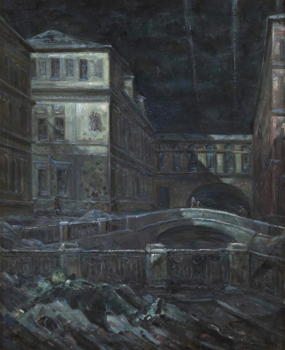 Вечером у Зимней канавки, Kuchumov Vasiliy Nikitich, 1942