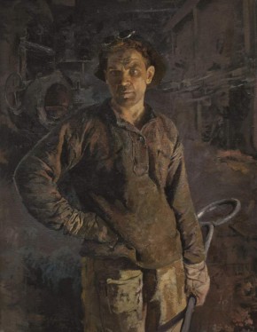 Портрет сталевара Ф. И. Коновалова