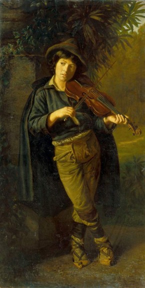 Мальчик, играющий на скрипке