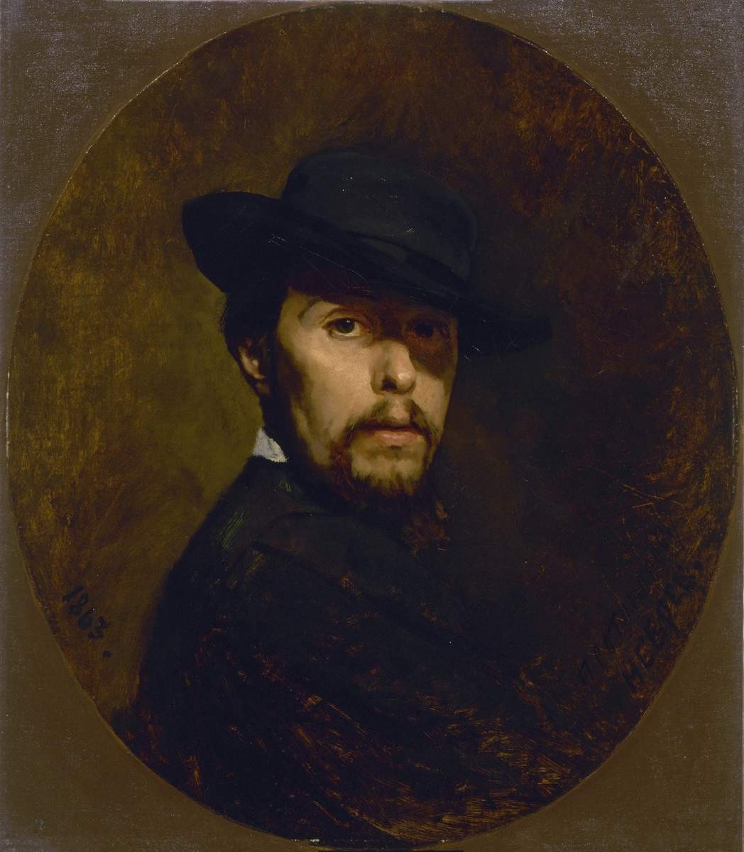 Автопортрет, Nikolai Nevrev, 1863