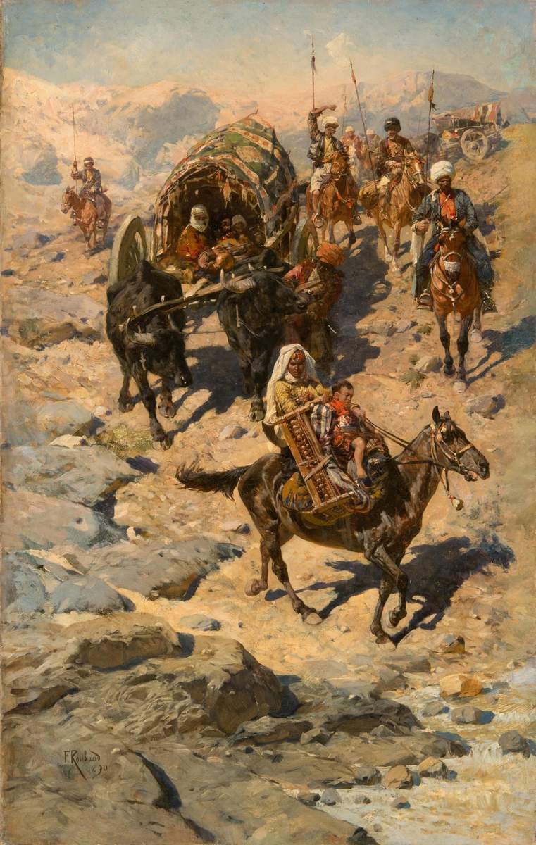 Горцы, Franz Roubaud, 1890
