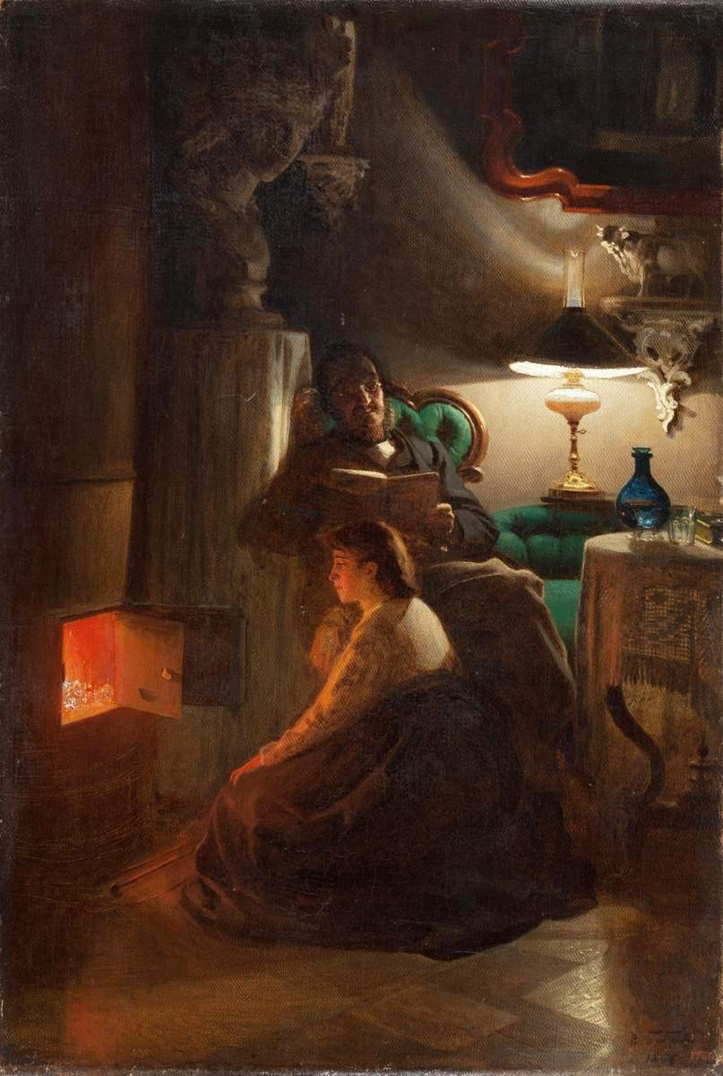Вечерняя сцена, Viktor Bobrov, 1866