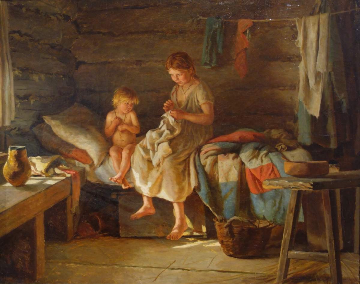 Сестренка, Carl Johann Lemoch, 1890