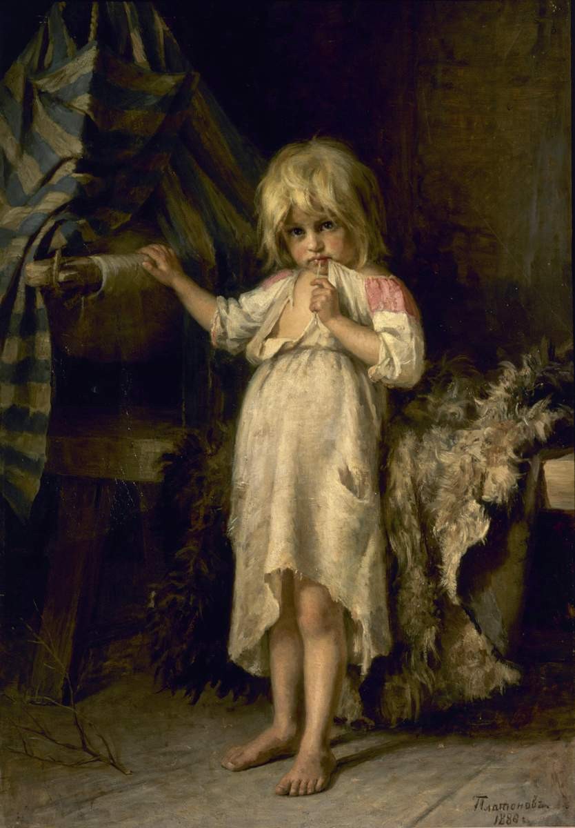 Маленькая няня, Chariton Platonovich Platonov, 1880