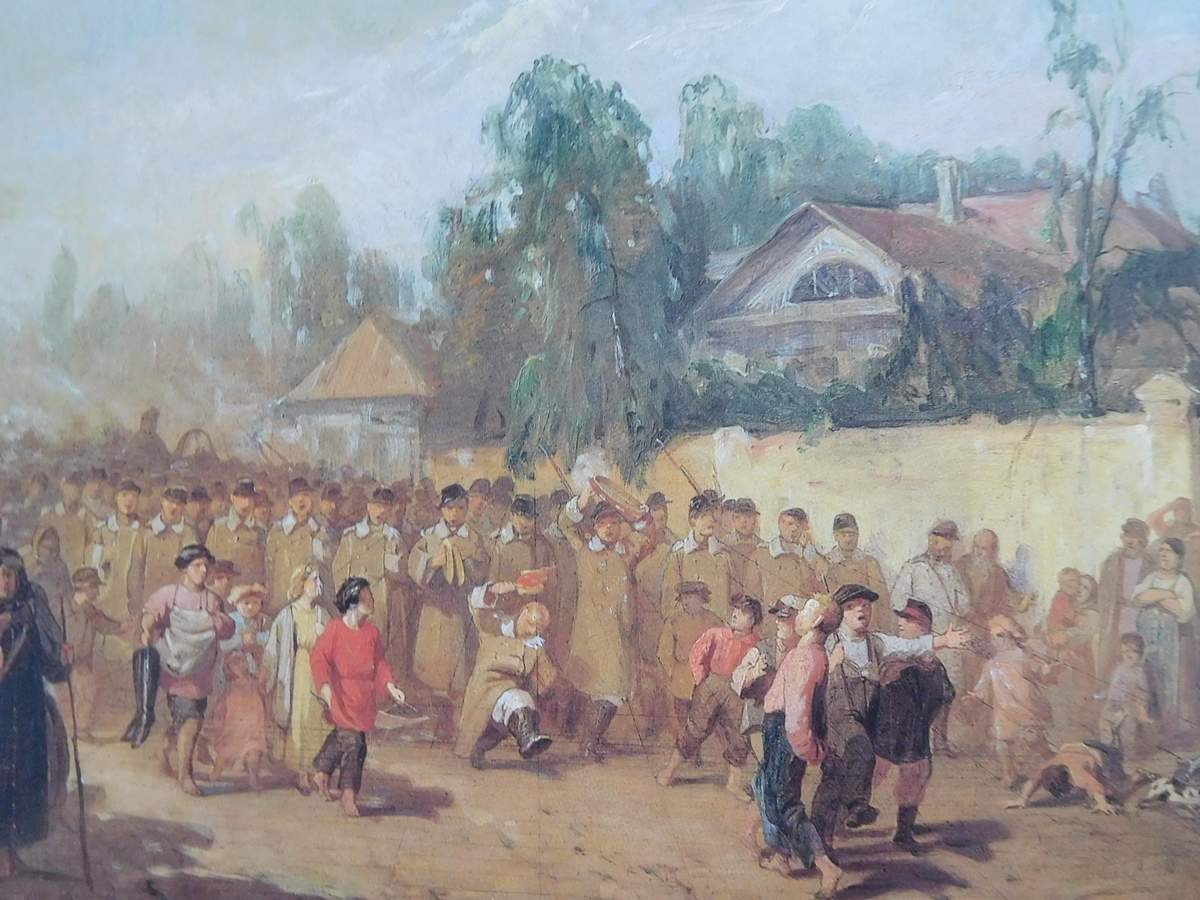 Солдаты-песенники, Nikolay Koshelev, 1867