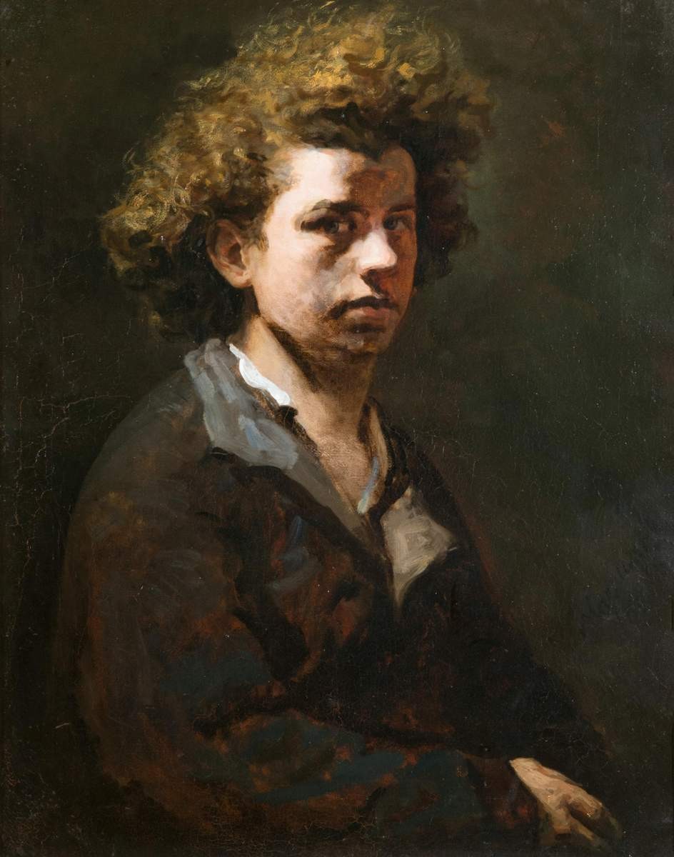 Автопортрет, Vassily Maximov, 1863