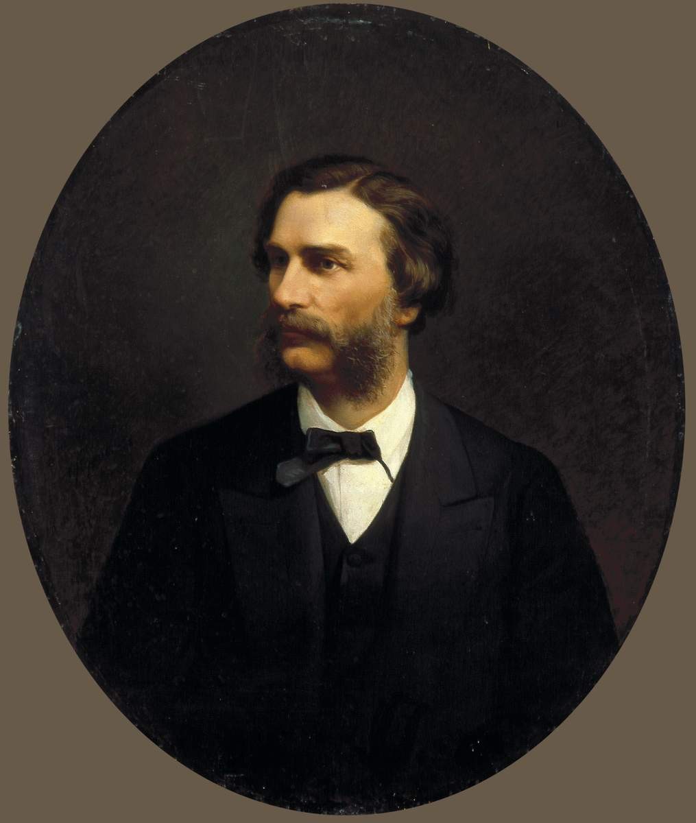 Портрет Д. В. Григоровича, Firs Zhuravlev, 1870