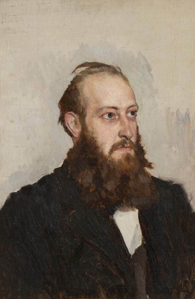 Портрет Виктора Ивановича Гошкевича (1860-1928), основателя Историко-археологического музея в Херсоне, Васнецов Виктор Михайлович, 1887