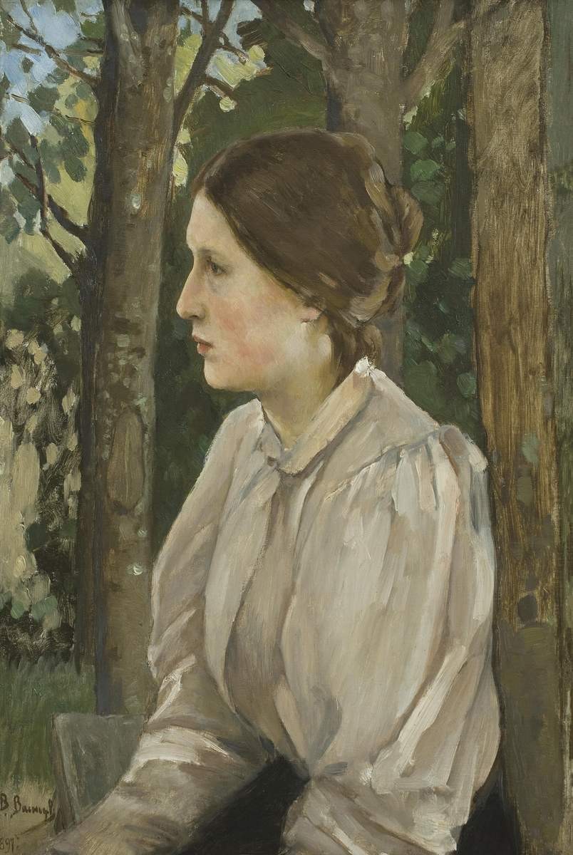 Портрет дочери художника Татьяны Викторовны Васнецовой (1879–1961), Васнецов Виктор Михайлович, 1897