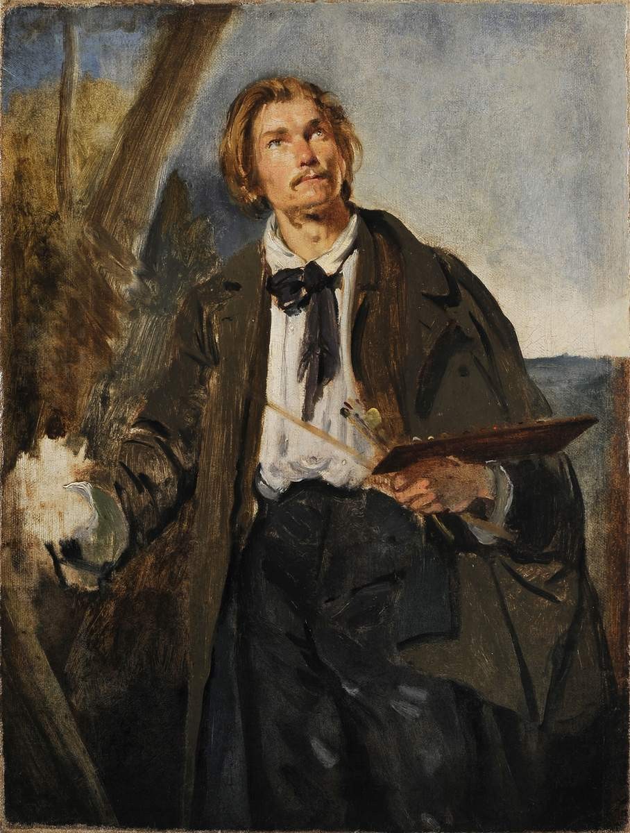 Портрет А. П. Попова-Московского, Konstantin Makovsky, late 1850s