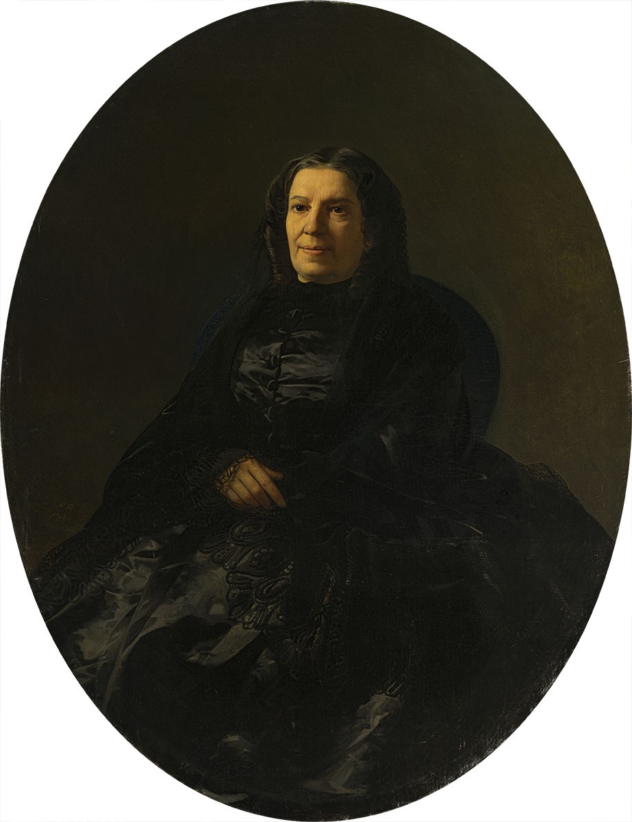 Портрет В. Н. Ростовцевой, Nikolai Ge, 1861