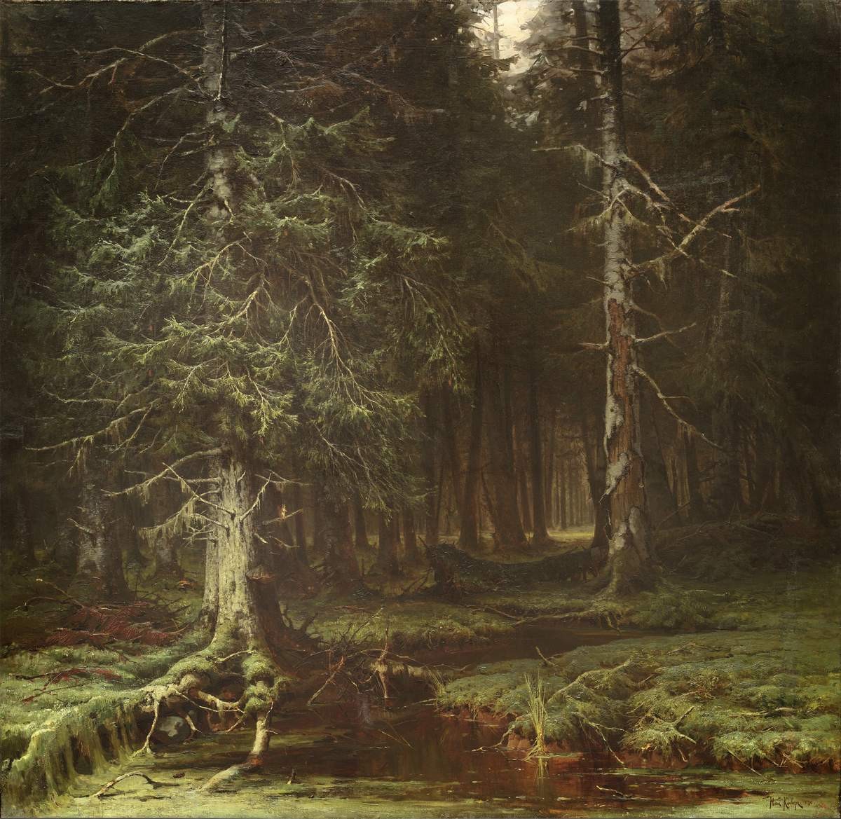 Лес, Klever Yuliy Sergius Yulyevich, 1880