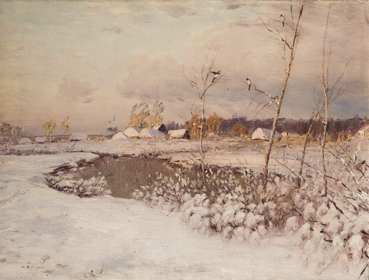 Зима (Первый снег), Nikolay Nikanorovich Dubovskoy, 1907