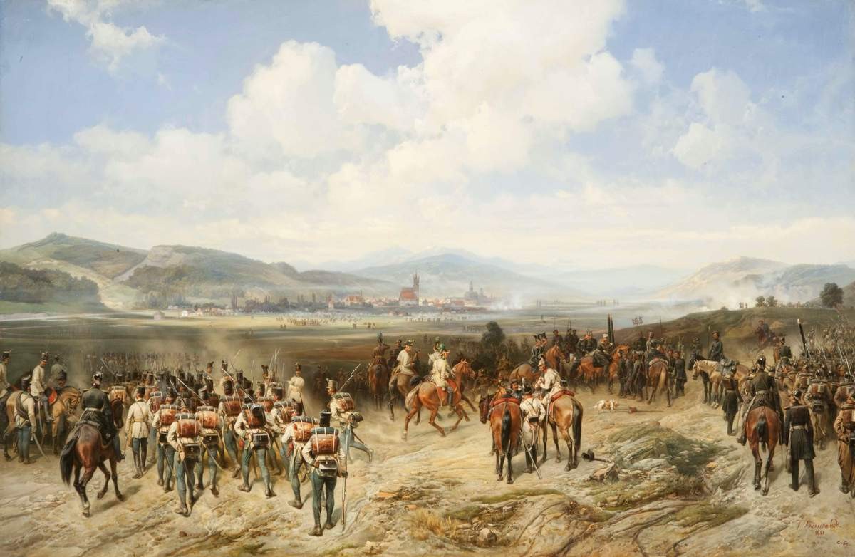Сражение при Быстрице (Эпизод из русско-венгерской войны 1849 года), Bogdan Willewalde, 1881