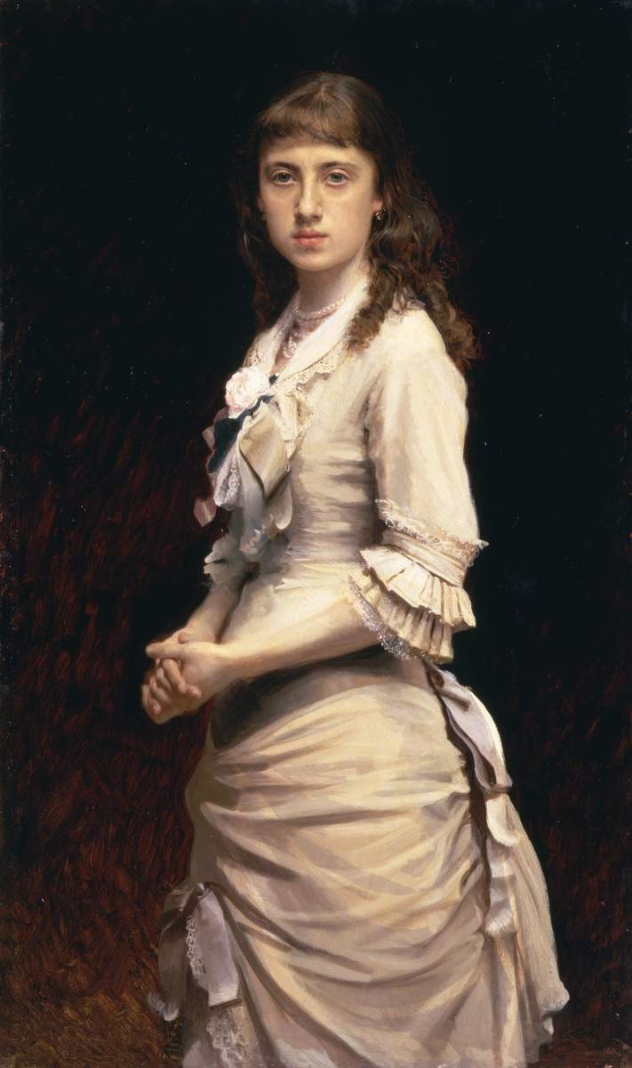 Портрет С. И. Крамской, дочери художника, Ivan Kramskoi, 1882