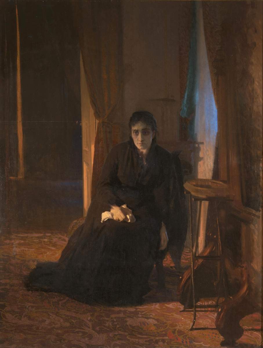 Неутешное горе, Ivan Kramskoi, early 1880s