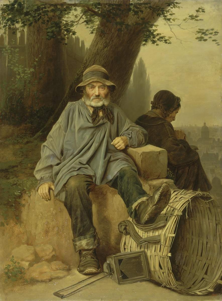 Парижские тряпичники, Vasily Perov, 1864