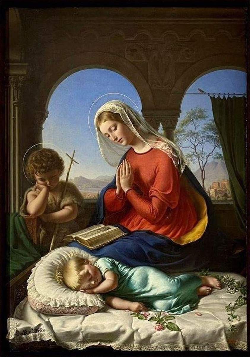 Святое семейство, Gerhard Wilhelm von Reutern, 1858