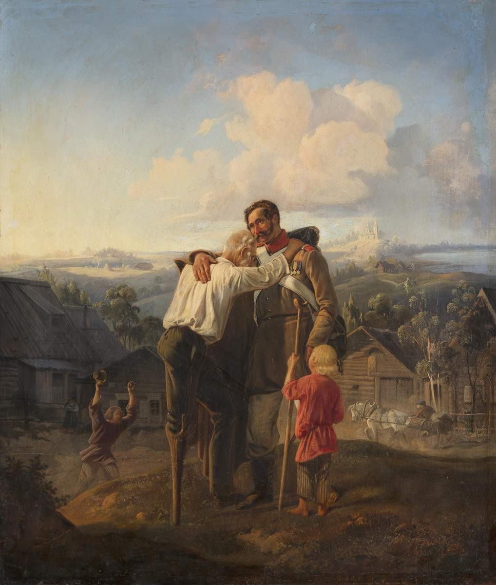 Возвращение сына, Greym Bogdan Bogdanovich, 1853