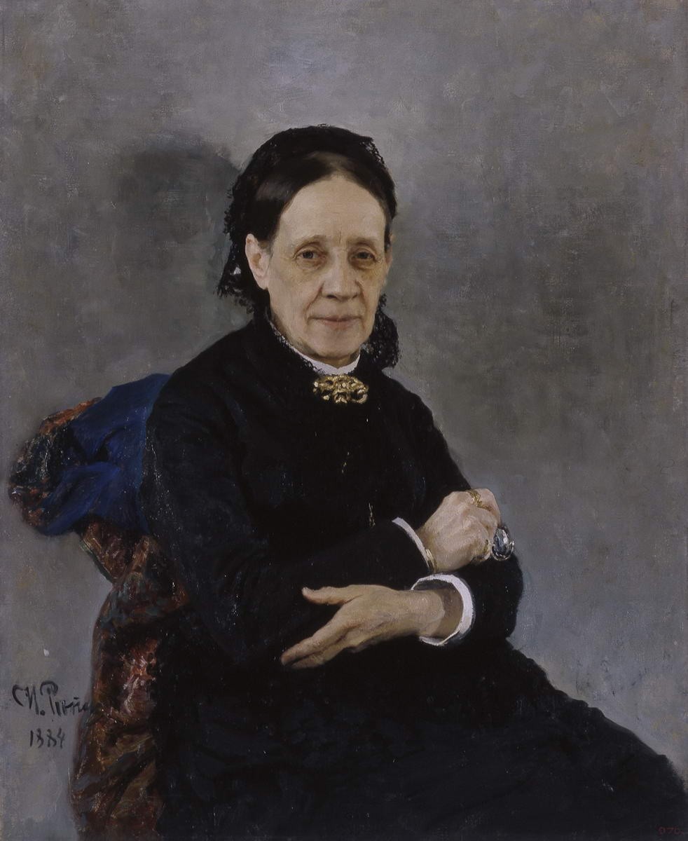 Портрет Н. В. Стасовой, Репин Илья Ефимович, 1884