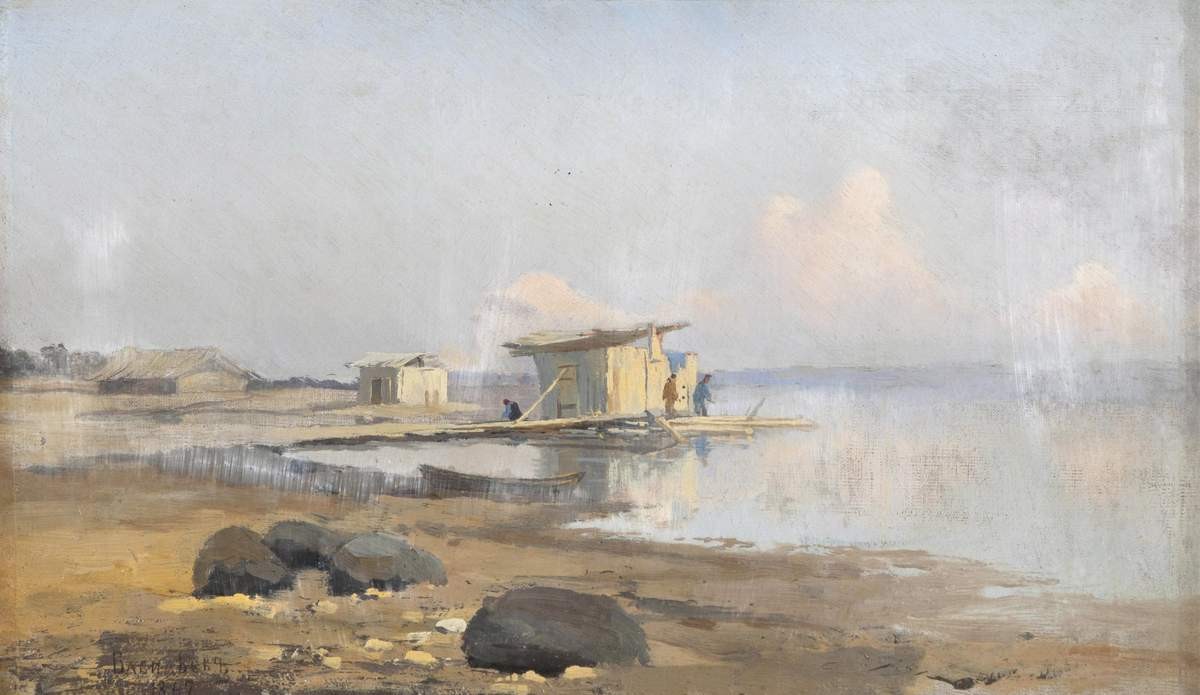 Берег. Штиль, Fyodor Vasilyev, late 1860s