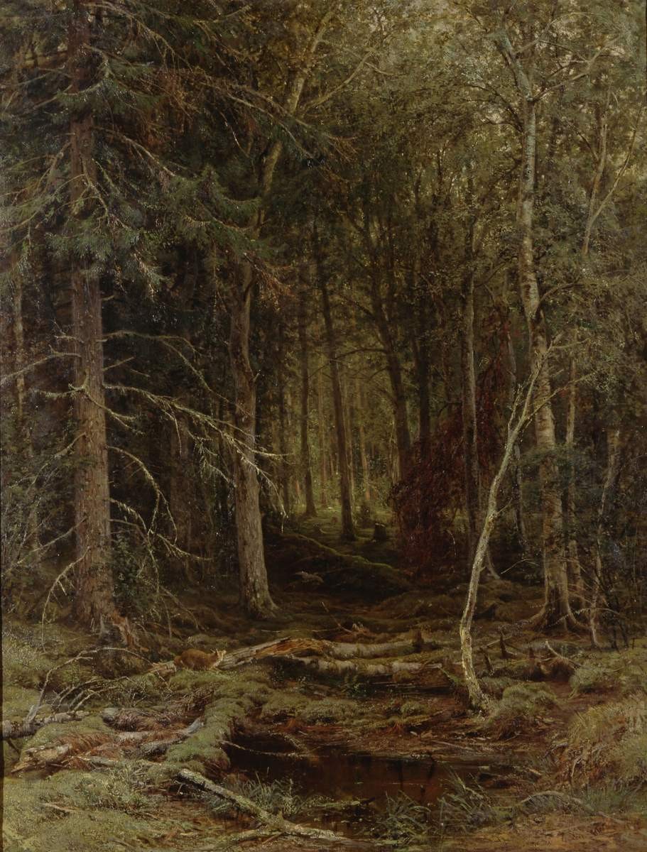 Лесная глушь, Ivan Shishkin, 1872