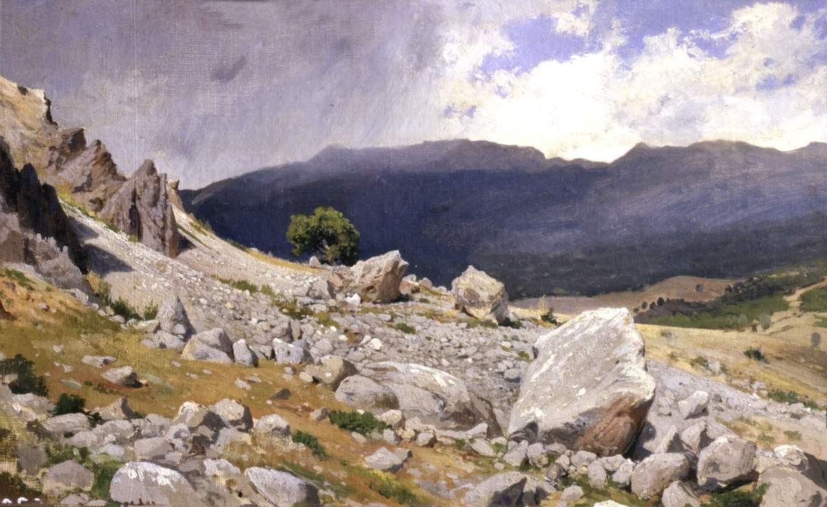 Из окрестностей Гурзуфа, Ivan Shishkin, 1879