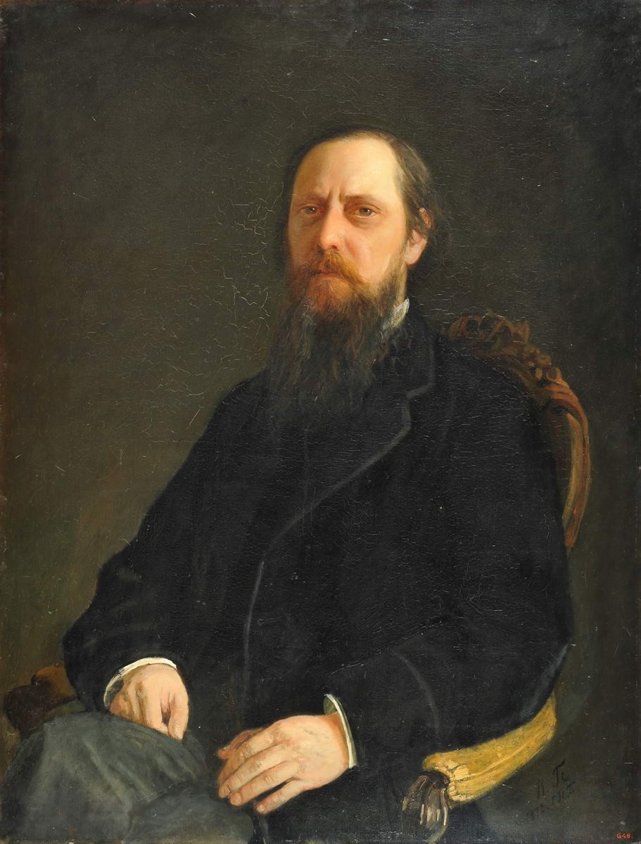 Портрет М.Е. Салтыкова-Щедрина, Nikolai Ge, 1872