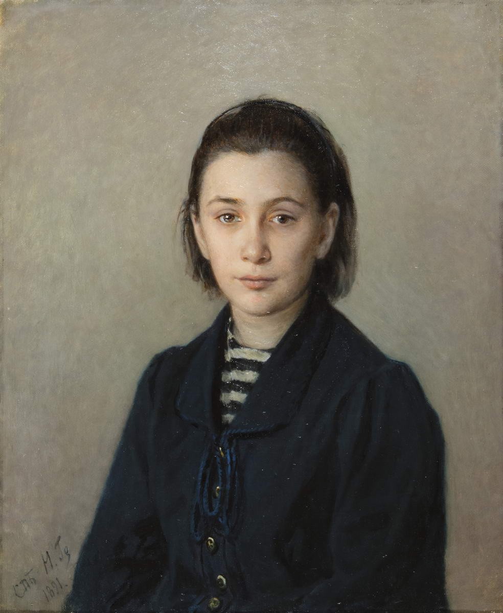 Портрет О. П. Костычевой, Nikolai Ge, 1891