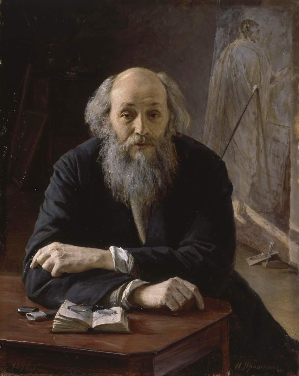 Портрет Н. Н. Ге, Nikolai Yaroshenko, 1890