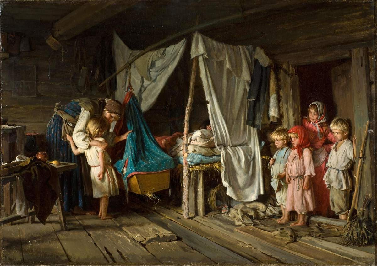 Новое знакомство, Carl Johann Lemoch, 1885