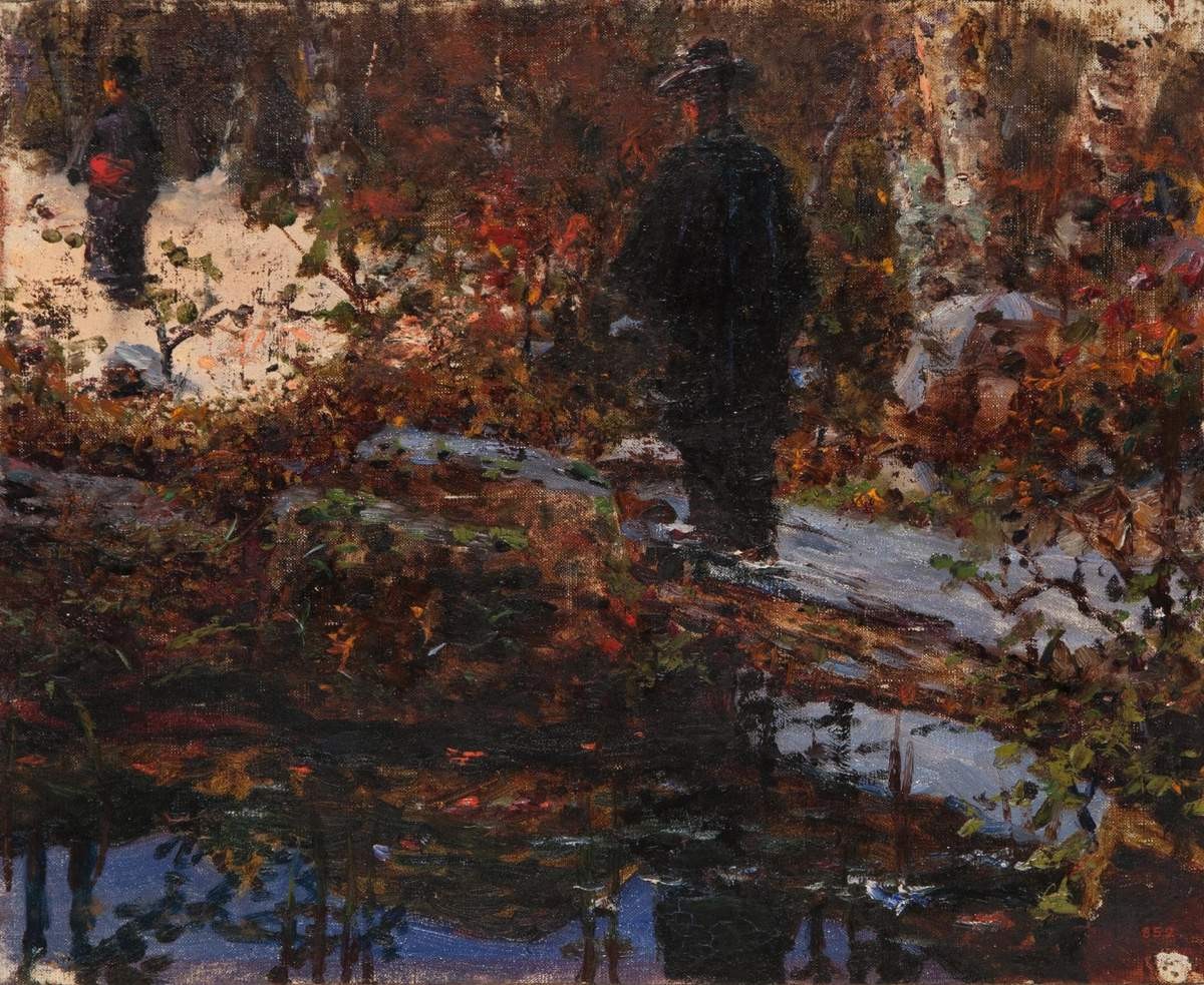 В парке, Vasily Vereshchagin, 1903