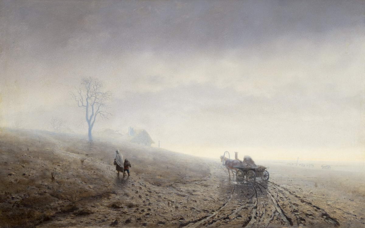 Осенняя распутица, Arkhip Kuindzhi, 1872