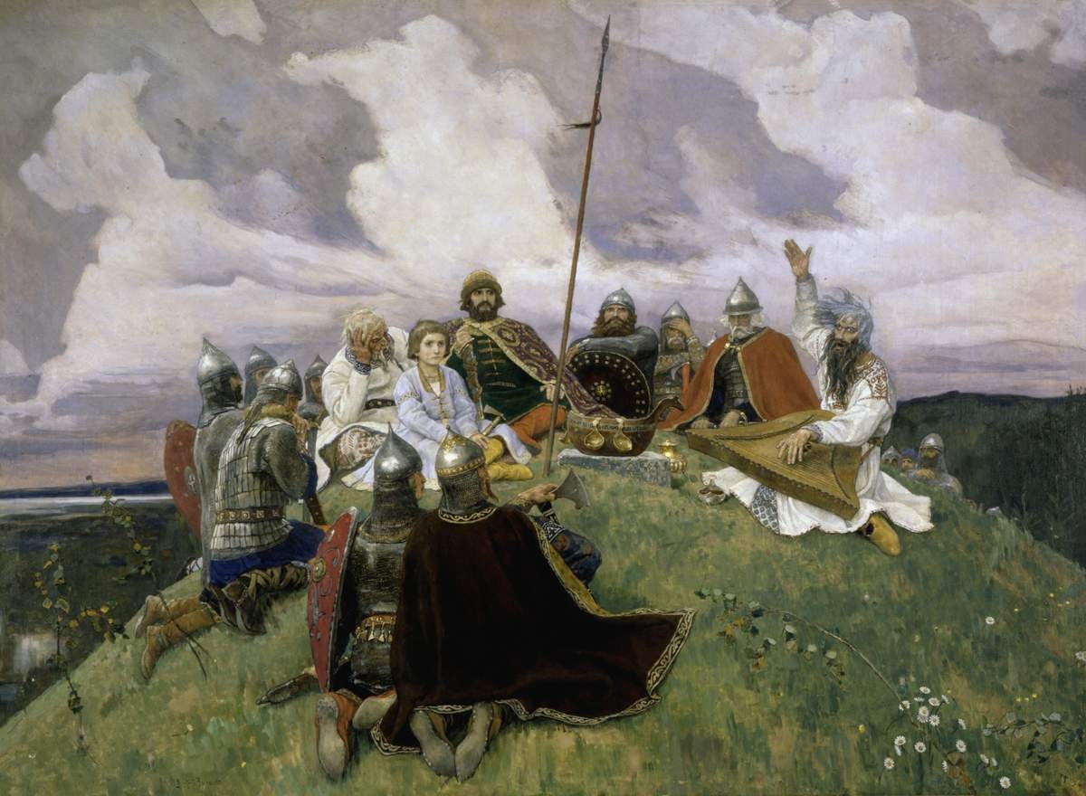 Баян, Viktor Vasnetsov, 1910