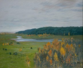 Долина реки. Осень