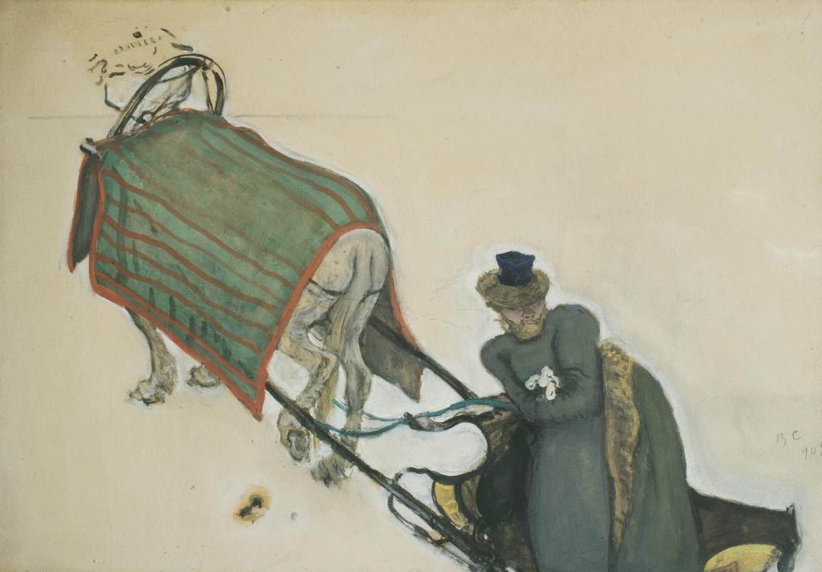 Лихач, Valentin Serov, 1908