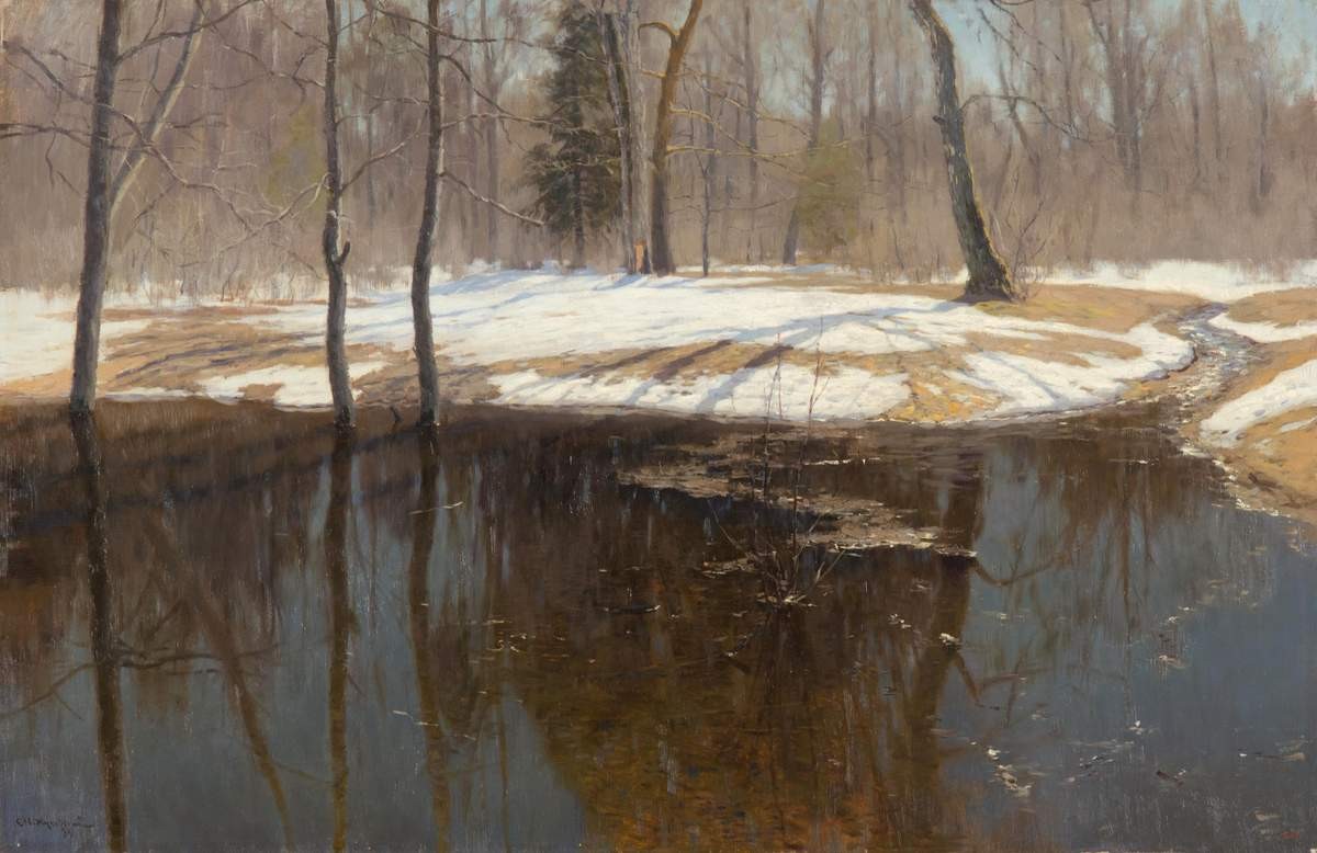 Весенняя вода, Stanisław Żukowski, 1898