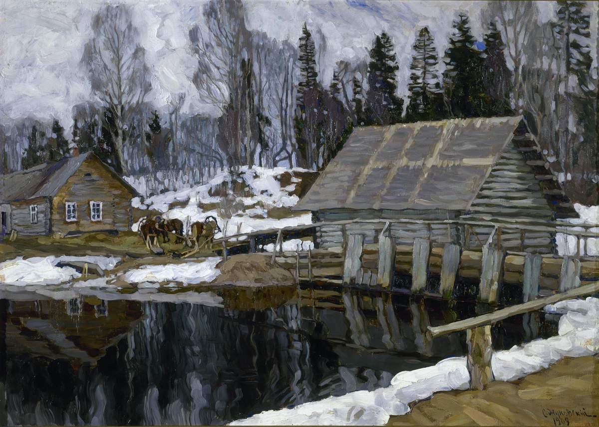 Плотина, Stanisław Żukowski, 1909