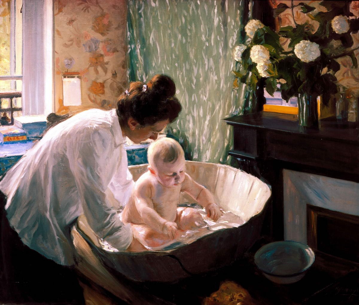 Утро, Boris Kustodiev, 1904